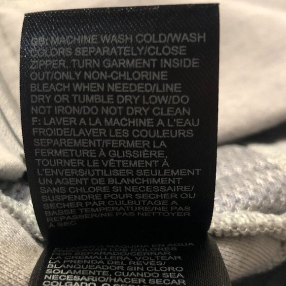 The North Face, zip up lightweight jacket, two-tone grey, mens size large - Picture 6 of 6